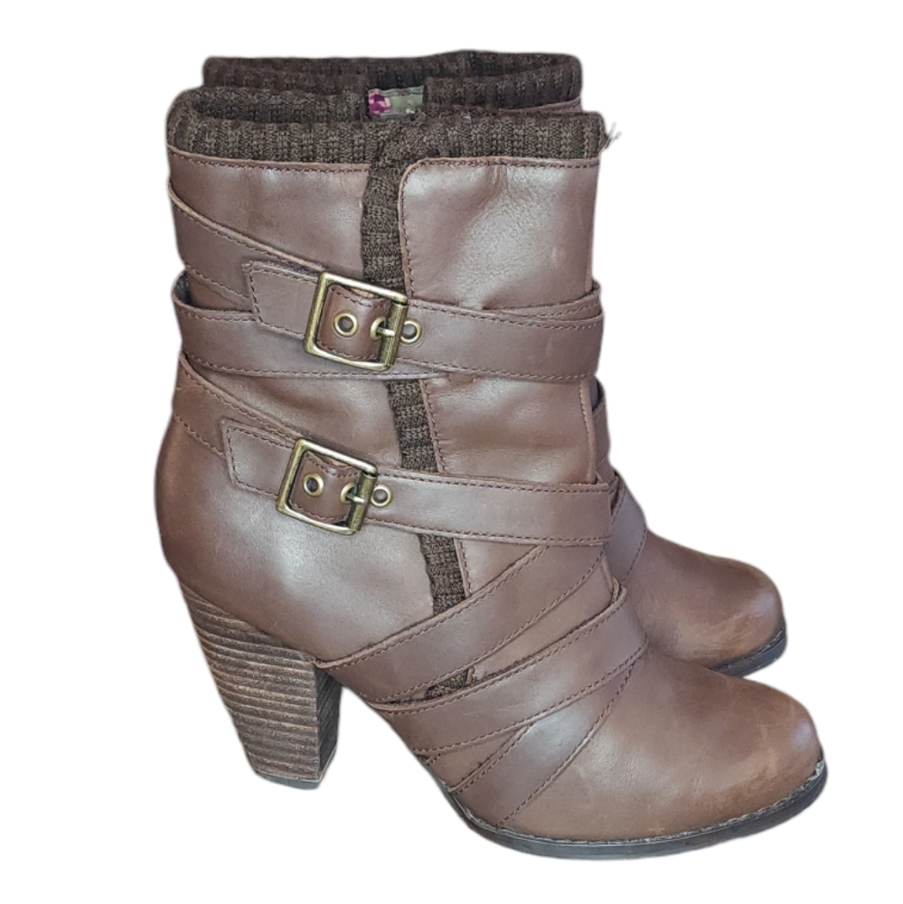 Seychelles Into the Wild Ankle Boots Brown Bootie Boots Size 8
